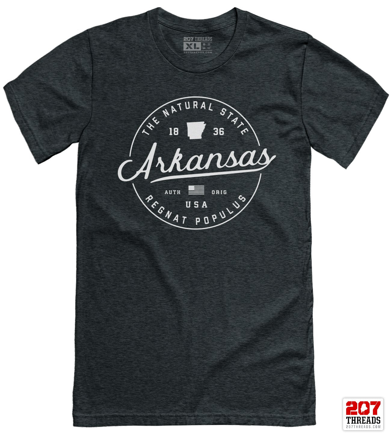 State of Arkansas T-Shirt - Soft Arkansas Tee