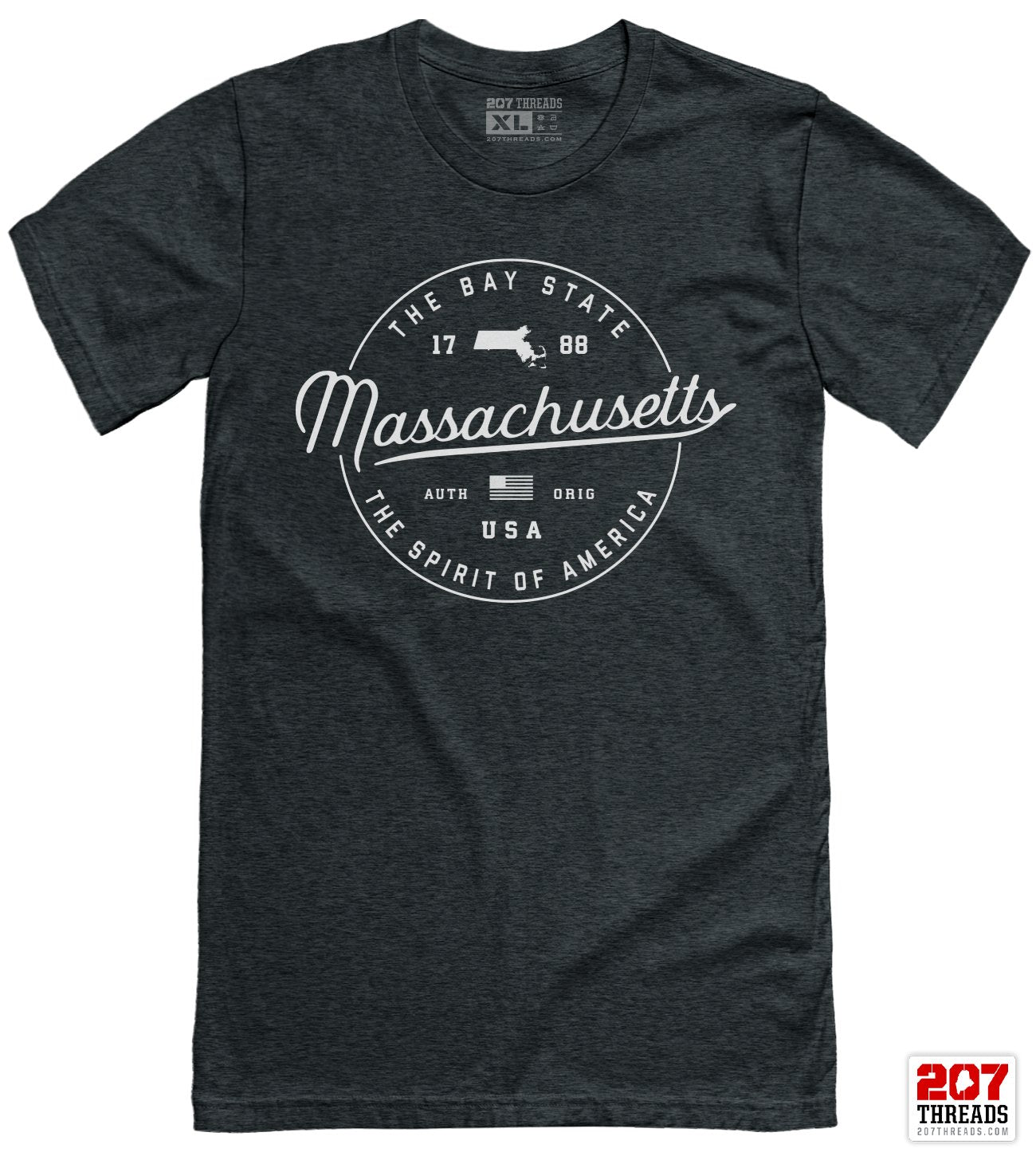 State of Massachusetts T-Shirt - Soft MA Tee