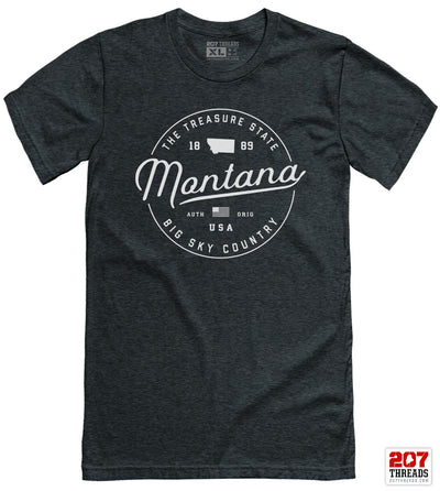 State of Montana T-Shirt - Soft Montana Tee
