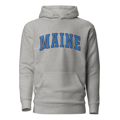 EMBROIDERED Maine ME HOODIE University College Style SWEATSHIRT-207 Threads