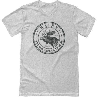 Vintage Maine Moose T-Shirt - Maine Unisex Tee