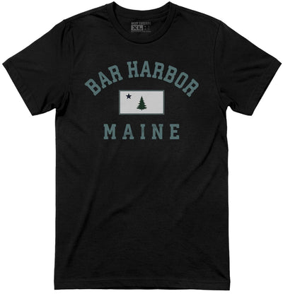 Vintage Original Maine Flag Bar Harbor T-Shirt