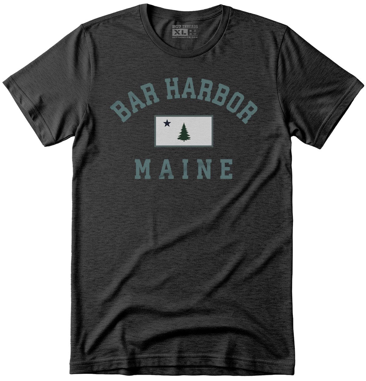 Vintage Original Maine Flag Bar Harbor T-Shirt