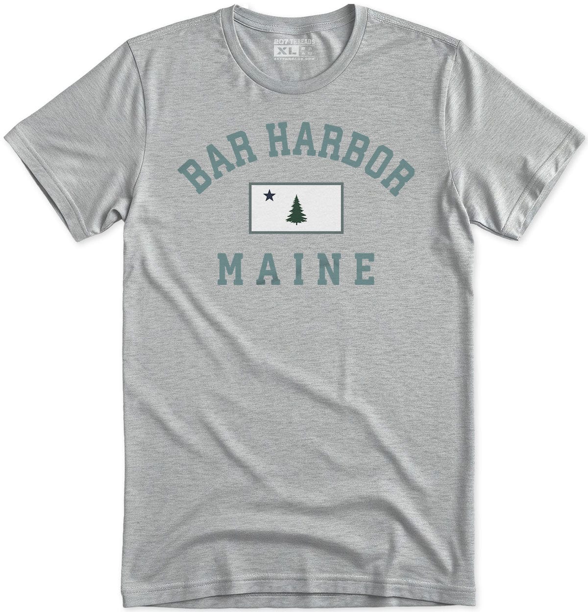 Vintage Original Maine Flag Bar Harbor T-Shirt