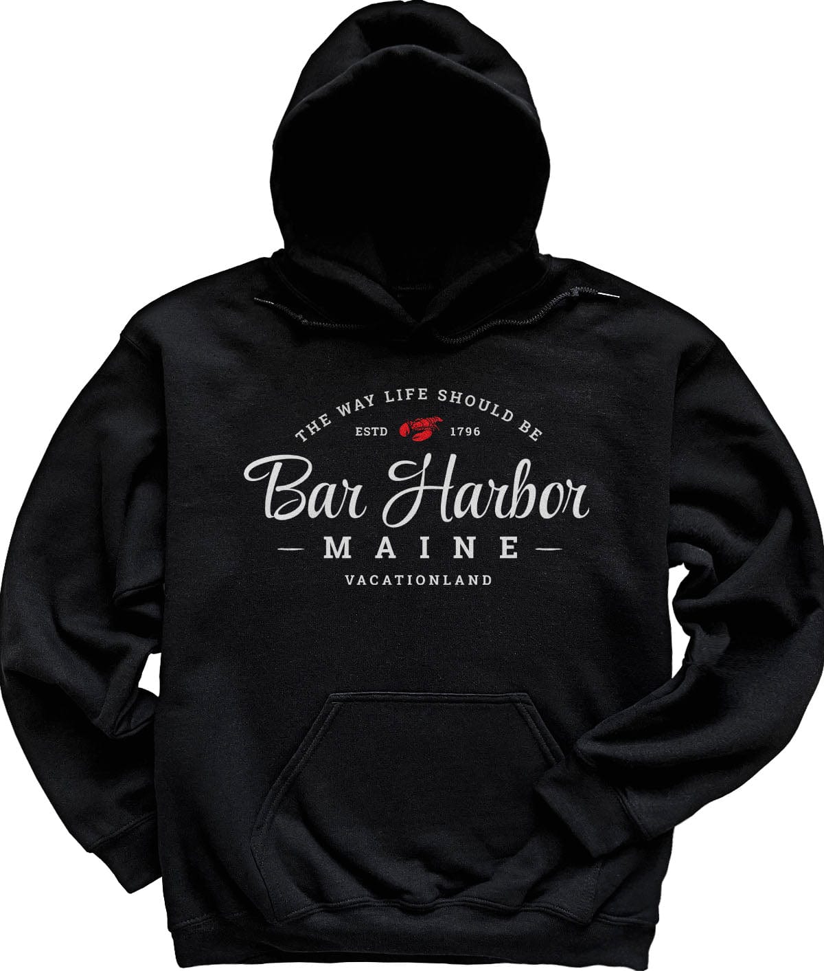 Maine Lobster Bar Harbor Hoodie