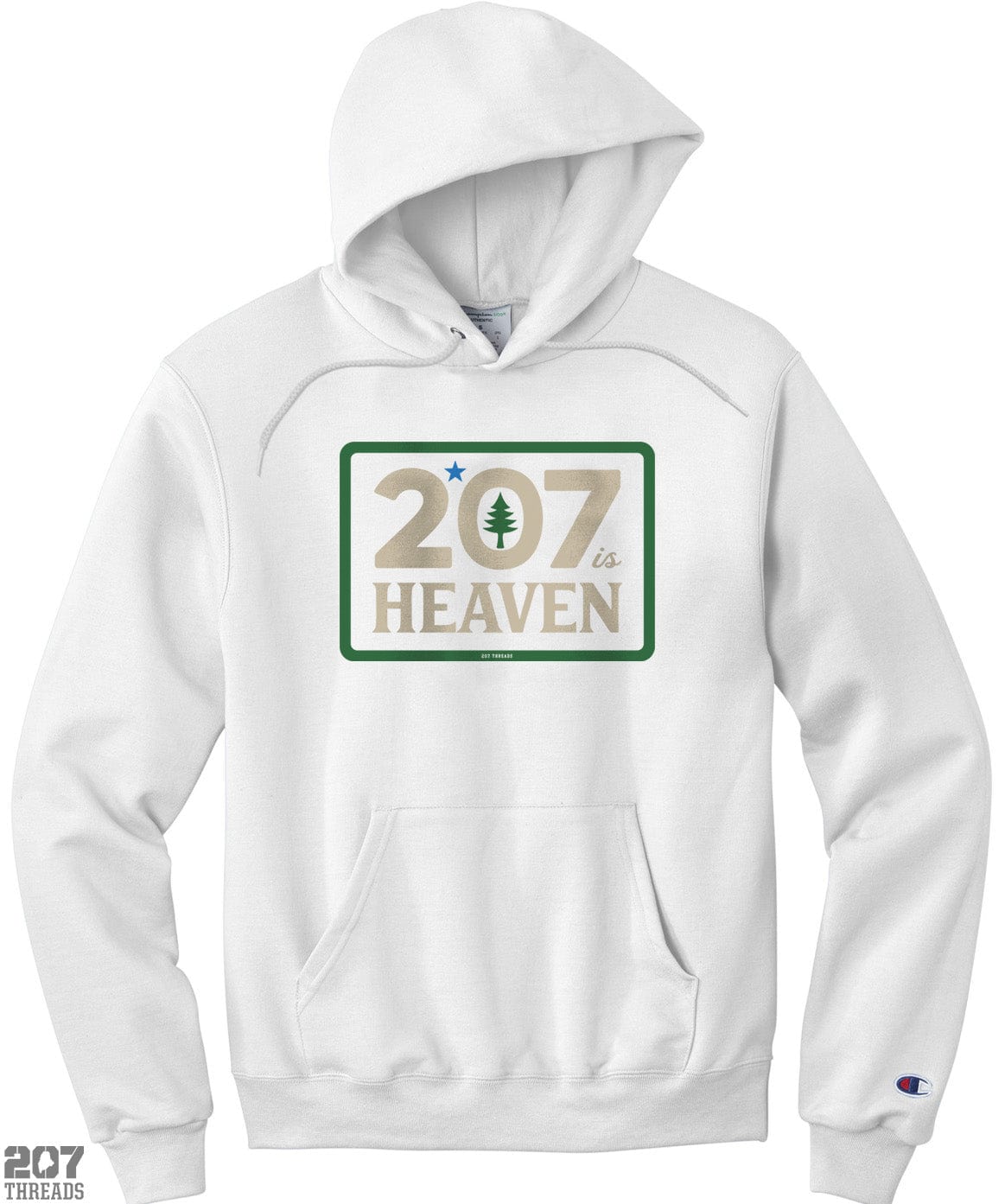 207 Is Heaven Hoodie - Champion Sweatshirt