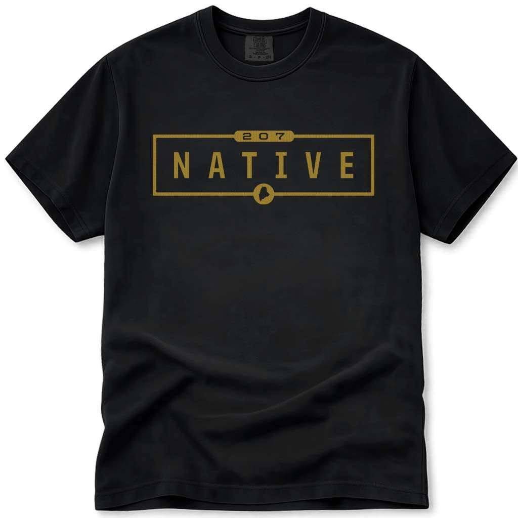 207 Maine Native T Shirt - Black