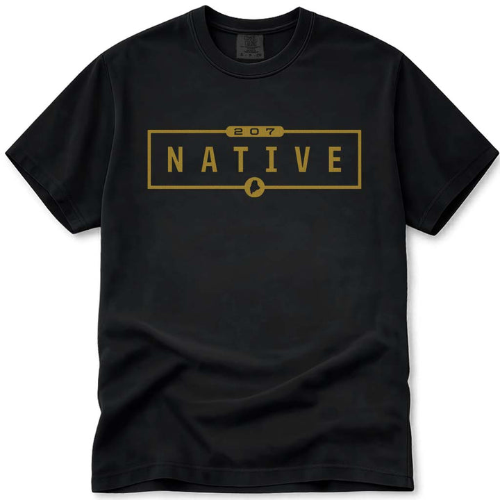 207 Maine Native T Shirt - Black