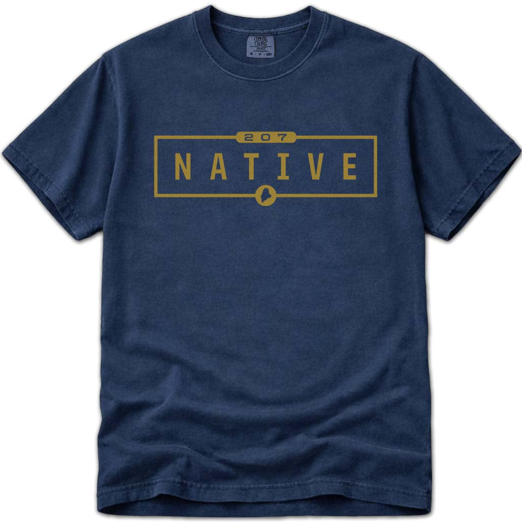 207 Maine Native T Shirt - Navy