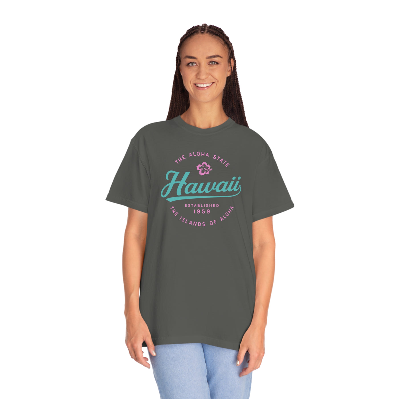 Hawaii Vacation Shirt - Unisex Garment-Dyed Comfort Colors Oversized T-shirt-207 Threads