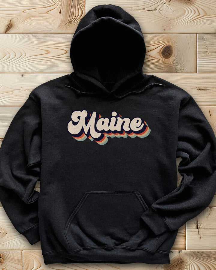 80's Retro Maine Hoodie