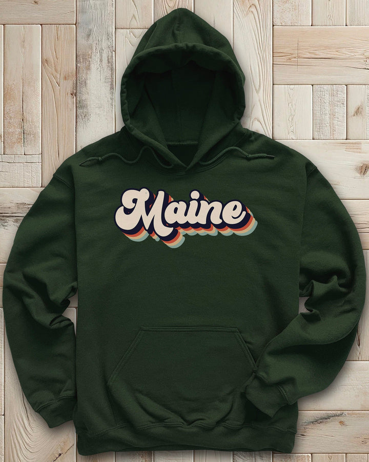 80's Retro Maine Hoodie