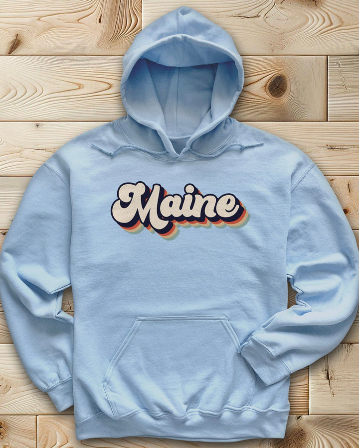 80's Retro Maine Hoodie