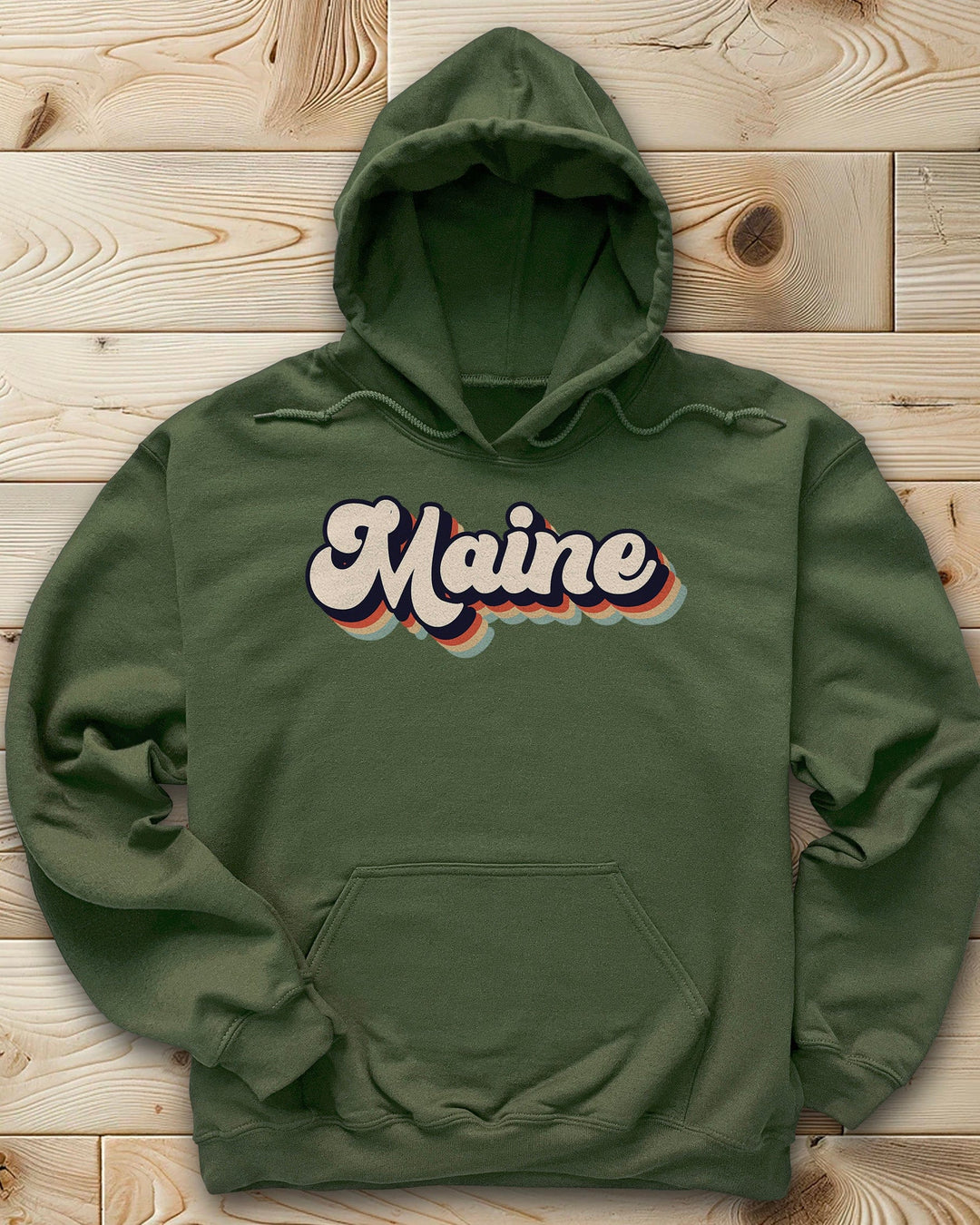 80's Retro Maine Hoodie