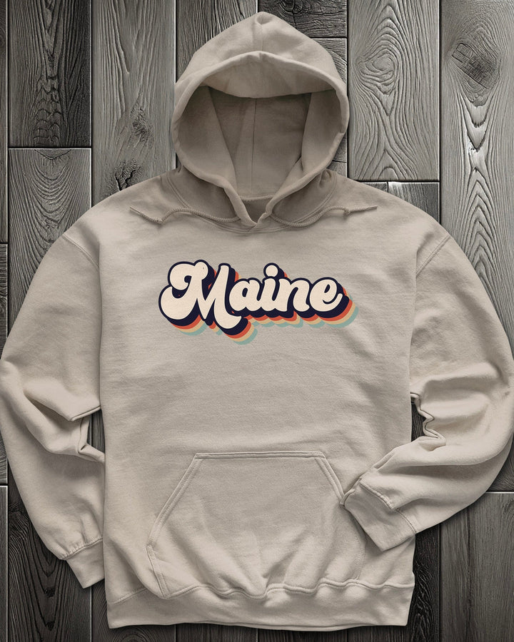 80's Retro Maine Hoodie