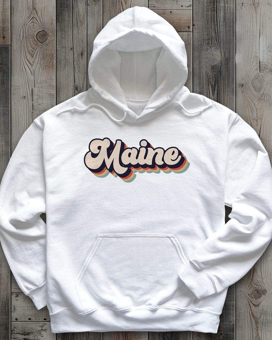 80's Retro Maine Hoodie