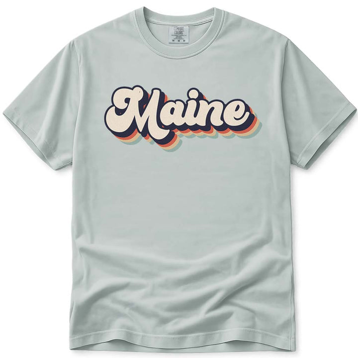 80s Retro Maine T Shirt - Bay