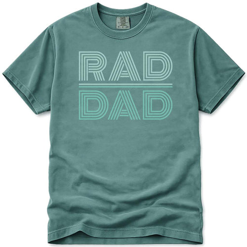 80s Retro Rad Dad Fathers Day Tee