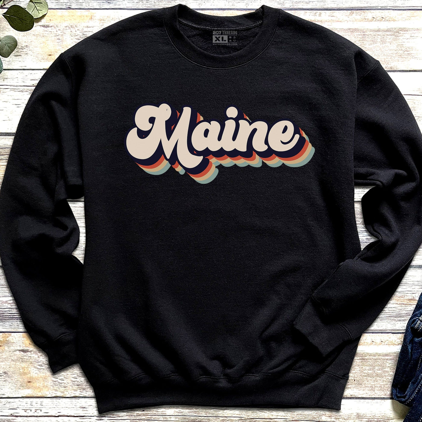 80's Retro Maine Sweatshirt