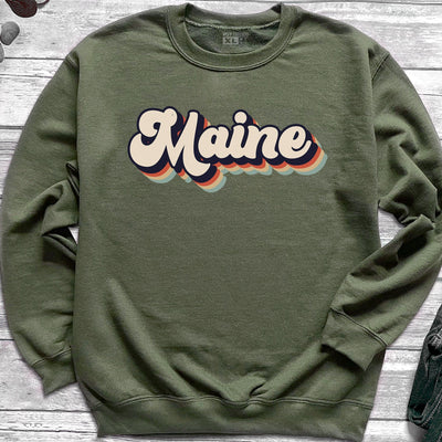 80's Retro Maine Sweatshirt