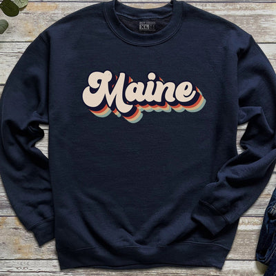 80's Retro Maine Sweatshirt