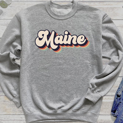 80's Retro Maine Sweatshirt