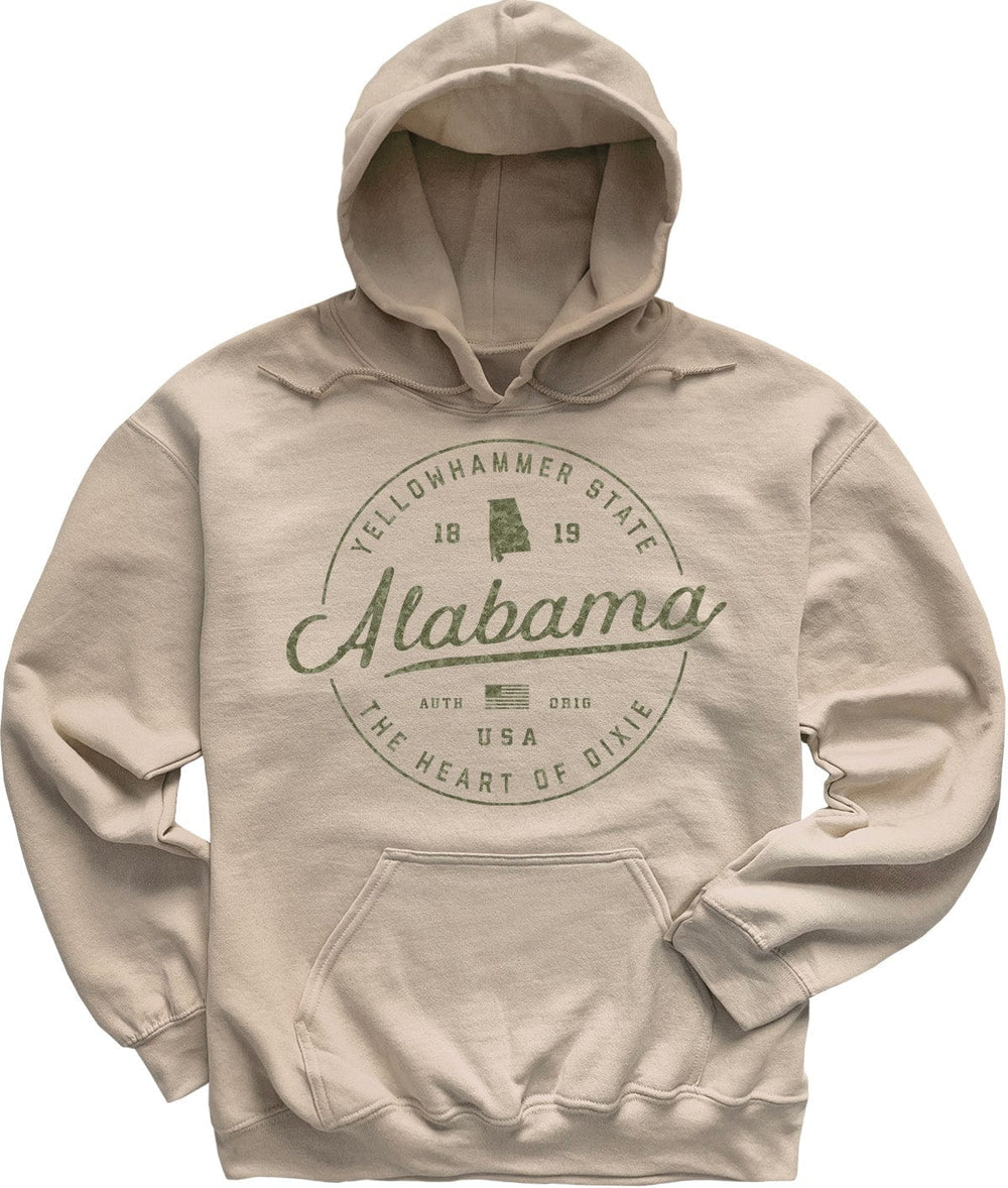 Alabama Camo Hoodie Sand