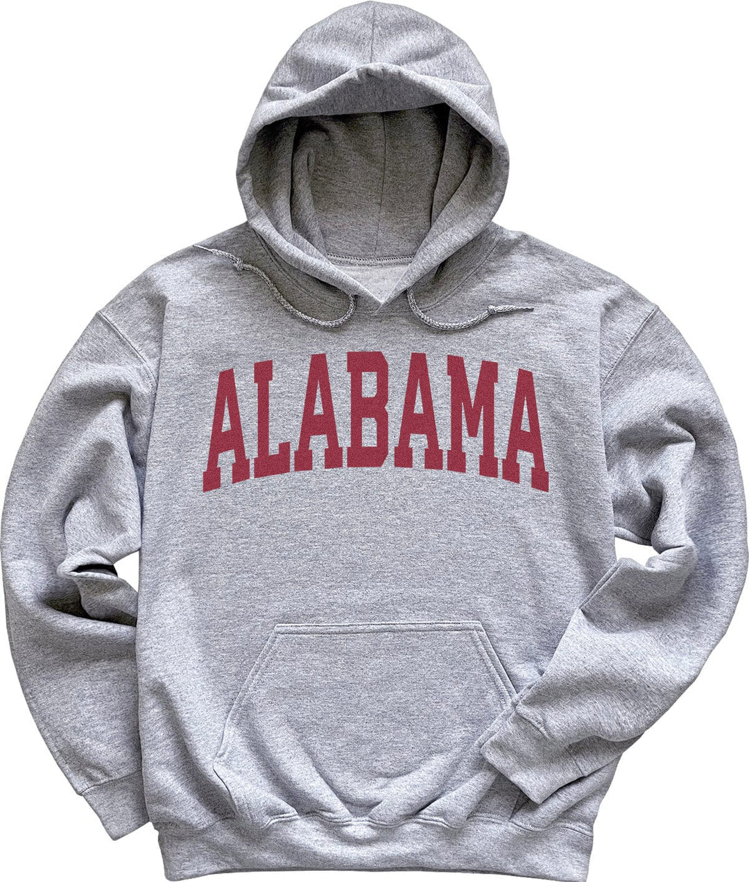 Grey Alabama Crimson Hoodie