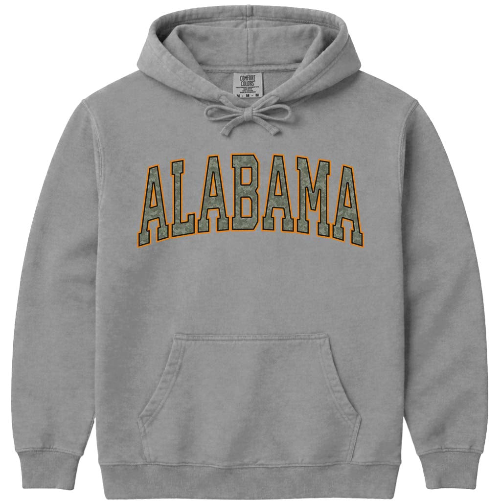 Alabama Camo Hoodie - Grey