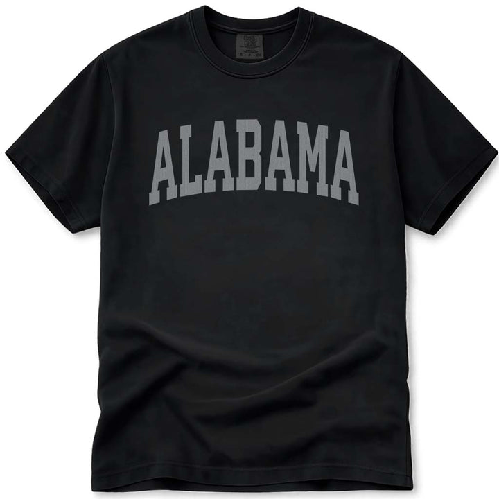 Alabama Short Sleeve Unisex T Shirt - Black