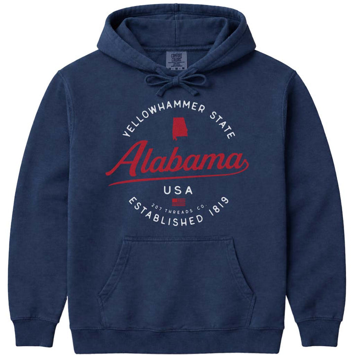 Alabama State Hoodie - Navy