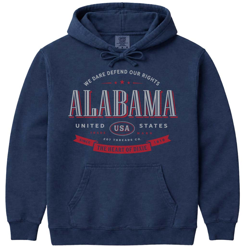 Alabama Souvenir Hooded Sweatshirt - Navy