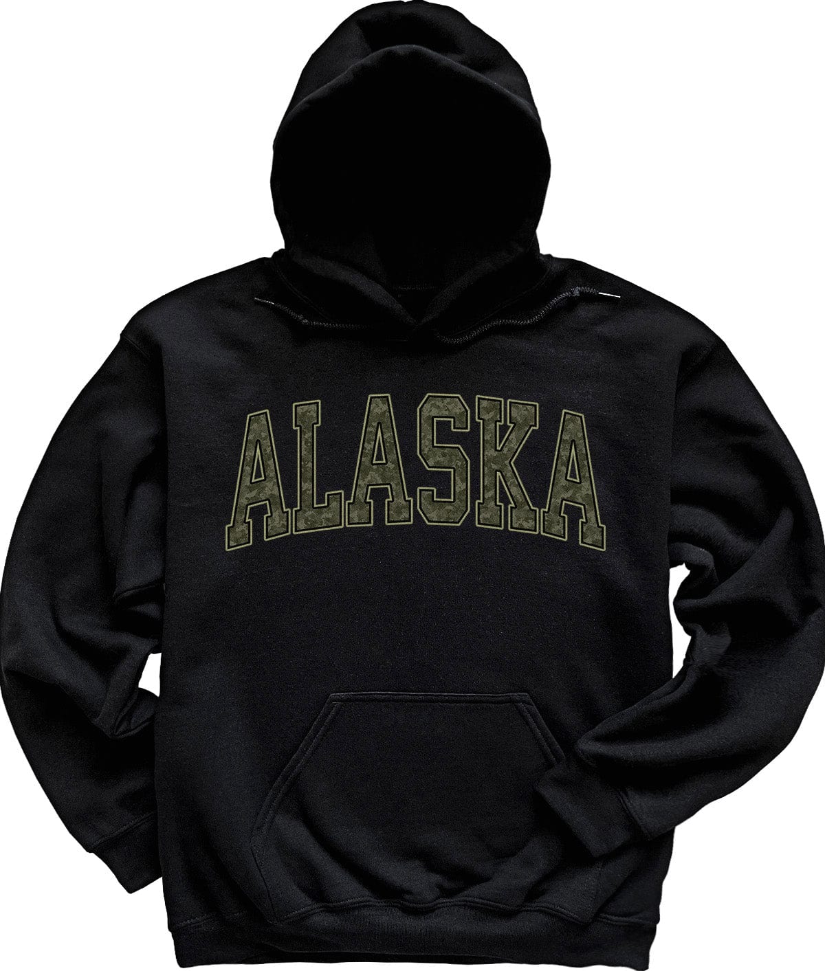 Black Alaska Camo Sweatshirt