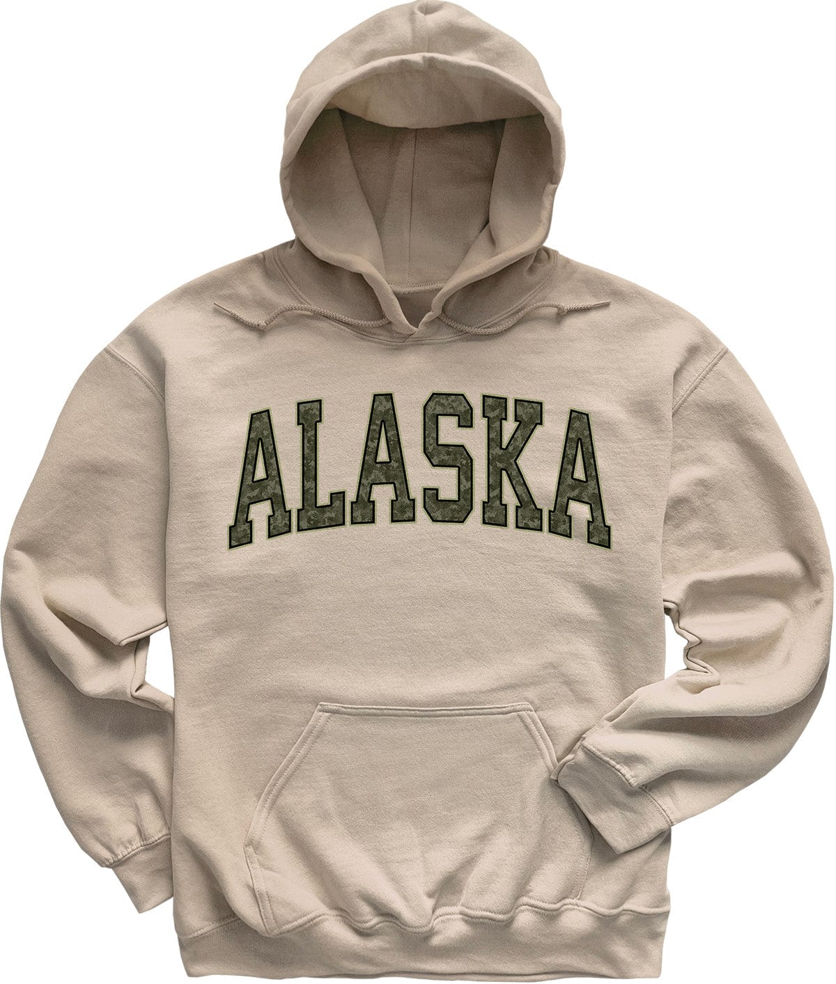 Sand Beige Alaska Camo Sweatshirt