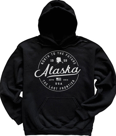 Black Alaska Hooded Sweatshirt