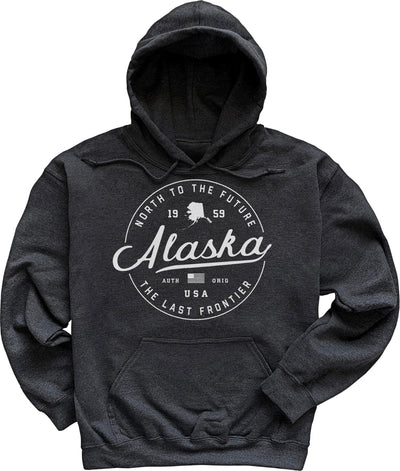 Dark Heather Grey Alaska Hooded Sweatshirt