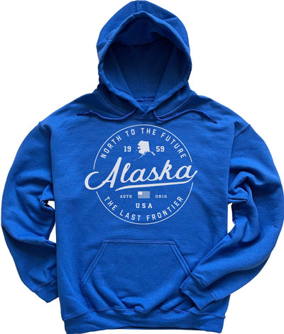 Royal Blue Alaska Hooded Sweatshirt