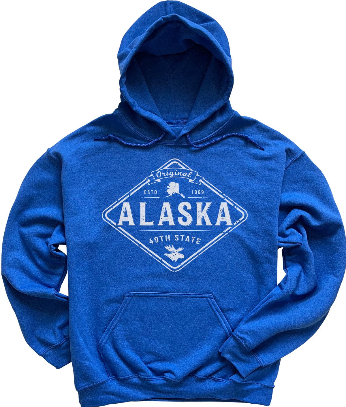 Royal Blue Alaska Vacation Souvenir Sweatshirt