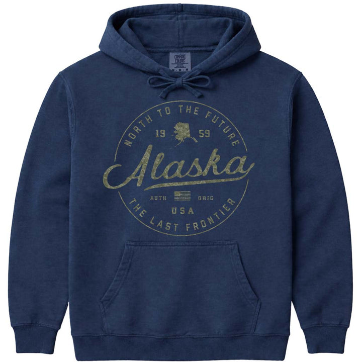 Alaska Camo Hoodie - Navy