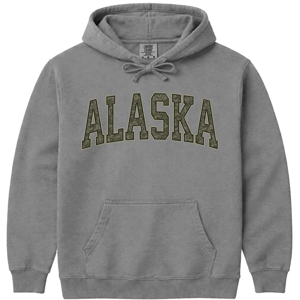 Alaska Camo Sweatshirt For Men - Grey