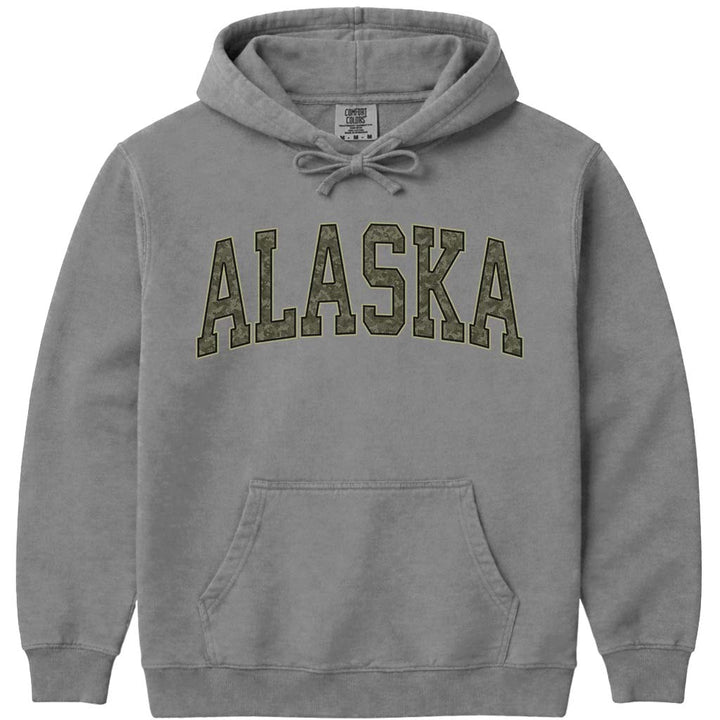 Alaska Camo Sweatshirt For Men - Grey