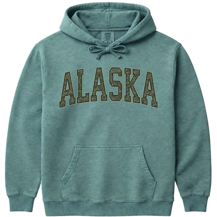 Alaska Camo Sweatshirt For Men - Light Green