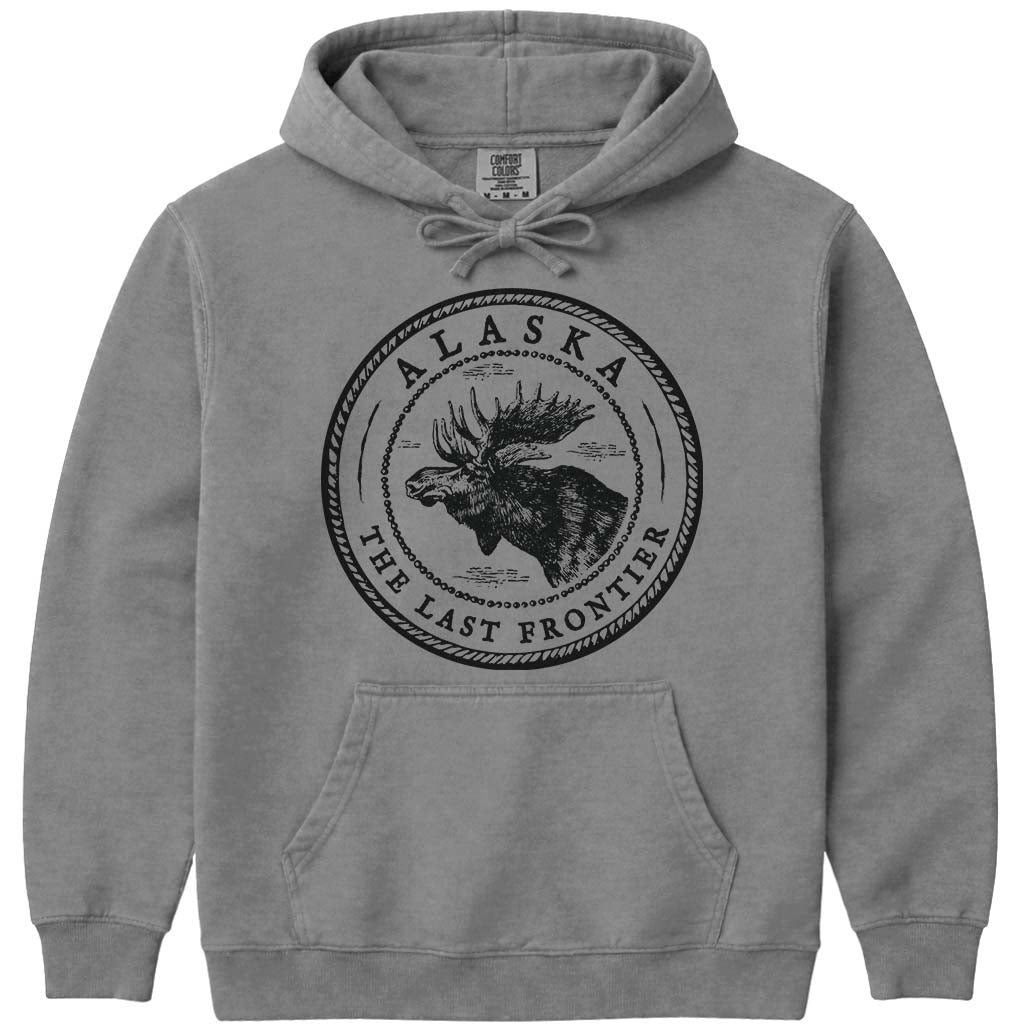 Alaska Moose Sweatshirt - Grey