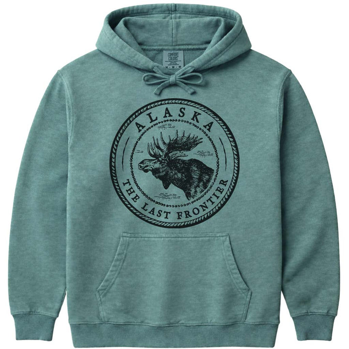 Alaska Moose Sweatshirt - Light Green