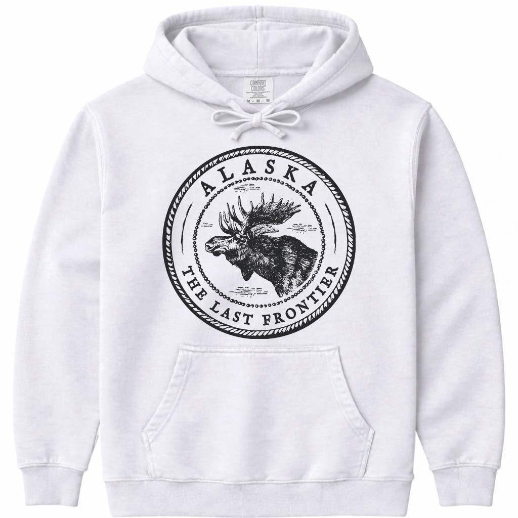 Alaska Moose Sweatshirt - White