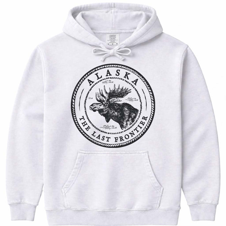 Alaska Moose Sweatshirt - White