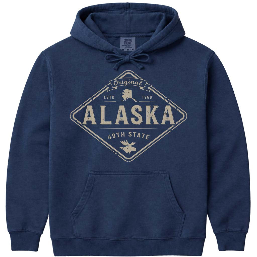 Alaska Vacation Souvenir Sweatshirt - Navy