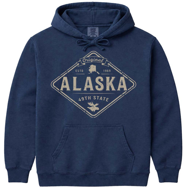 Alaska Vacation Souvenir Sweatshirt - Navy