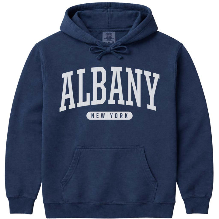 Albany New York Hoodie - Navy