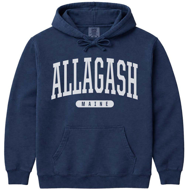 Allagash Maine Hooded Sweatshirt - Navy